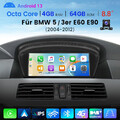 4+64G Autoradio Für BMW 3er E90 E63 Carplay KAM+ 8 Core Android13 GPS NAV DSP BT