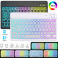 Für Samsung Galaxy Tab A A7 A8 S8 S7 S6 Lite Beleuchtet Bluetooth Tastatur Maus