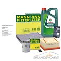 MANN-FILTER INSPEKTIONSPAKET A + MOTORÖL FÜR FORD FIESTA 6 + B-MAX 1.0 ECO-BOOST
