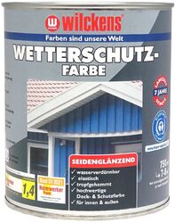 €11,58L/2,5 L Wetterschutzfarbe Wilckens Holzdeckfarbe seidenglanz Innen/Außen