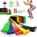 Fitnessband Gummiband 5er Set Fitnessbänder Yoga Widerstandsband  Gymnastikband