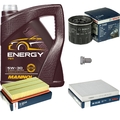 BOSCH inspektionspaket 5 L MANNOL 5W-30 Energy für VW Polo 1.0 TSI T-Cross Seat