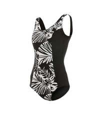 3.2679 Badeanzug "Palm Dreams", "schwarz/weiß" Gr. 44 D-Cup