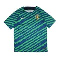 Nike Brasilien Trikot Grün Gestreift Vintage Jersey T-Shirt