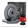 ZIMMERMANN Bremsscheiben Ø 335mm Beläge für FORD FOCUS 3 2.0 ST / TDCi ST vorne