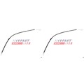 2X FAST HANDBREMSSEIL SEILZUG HANDBREMSE LINKS+RECHTS passend für FIAT GRANDE PU
