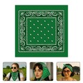 Print Bandana Stirnbänder 100% Baumwolle Kopftuch Schals Halstuch Halstuch Bandana