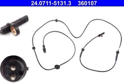 ATE Sensor, Raddrehzahl 24.0711-5131.3 für FIAT