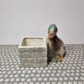 Kleine Keramik Posey Schüssel mit Ente