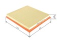 Bosch F 026 400 236 Luftfilter für BMW
