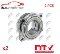 RADLAGERSATZ RADLAGER SATZ HINTEN NTY KLT-ME-025 2PCS V NEU OE QUALITÄT