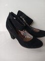 Tamaris Damen Pumps Gr 38 Schwarz Leder