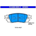 Bremsbelag-Satz Bremsklötze hinten 75320822 | 22153 0446642080 0446678020
