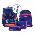 Step by Step Schulranzen-Set SPACE REFLECT Star Seahorse Zoe 5-teilig