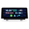 Autoradio Android 14 Octa Core 4G+64G GPS Navi USB WiFi für BMW 1er 2er F22 F23