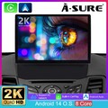 13.1" 4+64G 2K Android 14 CarPlay Autoradio GPS FM Für Ford Fiesta MK6 2008-2016