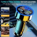 Zigarettenanzünder 4 USB Ladegerät Auto PKW KFZ LKW Adapter Handy Ladestecker DE