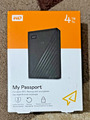 WD 4TB My Passport Portable externe Festplatte, funktioniert m. PC, Xbox, MAC