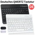 Bluetooth Tastatur Kabellos für Samsung Galaxy Tab A9+ A8 A7 S9 FE S8 S7 S6 Lite
