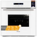 Einbaubackofen autark 60 cm Touch Teleskopauszüge Grill Umluft Heißluft Timer