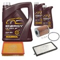 FEBI BILSTEIN Inspektionspaket 7L MANNOL Energy Ultra JP 5W-20 für BMW 3er