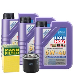 Motoröl 5W40 LIQUI MOLY High Tech 3L +MANN Ölfilter