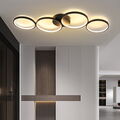 LED Design Deckenleuchte Dimmbar Deckenlampe mit Fernbedienung Wohnzimmer Flur