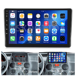 1+32G 9" Android 13 Für Fiat Panda 2003-2012 Autoradio GPS NAVI BT Wifi FM RDS