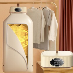 Mini Elektrischer Trockner Tragbarer Wäschetrockner Warmlufttrockner Timer DE