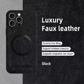 Magsafe Hülle für iPhone 16 15 14 13 12 11 Pro Max Plus XS XR Ledertasche Case