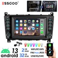 32G Android 13 Für Mercedes Benz C-Klasse W203 CLC Autoradio GPS NAVI BT Carplay