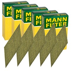 5x MANN-FILTER FP 2141 INNENRAUMFILTER ALLERGIKER-AKTIVKOHLEFILTER 5-STÜCK!