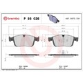 1x Bremsbelagsatz, Scheibenbremse BREMBO P 86 026 passend für VOLVO