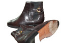 Lorenzo BANFI " Chelsea Boots " mit Messingschnalle Gr.42 schwarz