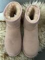 Ugg 39 Classic Mini II Rose Metallic Neu