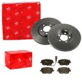 TRW BREMSSCHEIBEN 288mm + BELÄGE VORNE passend für VW POLO 9N FABIA ROOMSTER 
