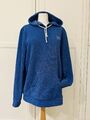 Lee Cooper Hoodie blau Damen Sweatshirt Top Größe 16/XL Fleece Walking Fitnessstudio
