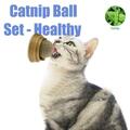 Natural Catnip Cat Wall Stick-on Ball Toy Healthy Natural Grass Snake Pet Supply