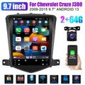 9.7" Android 13 Autoradio Apple Carplay GPS DSP BT Für Chevrolet Cruze 2009-2015