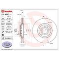 2x Bremsscheibe BREMBO 09.8690.11 passend für AUDI SEAT SKODA VW AUDI (FAW)