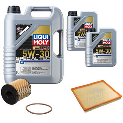 FEBI Inspektionspaket 7L LIQUI MOLY SPECIAL TEC F 5W-30 für Ford Transit Custom
