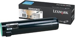 Original Lexmark Toner X945X2KG Schwarz / Black