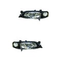 Halogen Scheinwerfer Set H7/ H7 schwarz für Opel Vectra B Caravan CC
