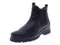Gabor Damen Schuhe Stiefeletten Chelsea Boots Schwarz Leder Gr 37
