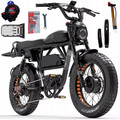 E-Bike 20 Zoll E Mountainbike 2000W Elektrofahrrad 48V 45AH Moped ebike 45km/h