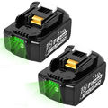 2er-Pack 18Volt 7,0Ah für Makita Akku BL1860B- 2er Set - 197422-4 BL1850 BL1830