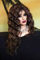 Lace Front Wig Perücke Silktop lang blond braun Strähnchen Highlights Echthaar