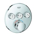 Grohe Thermostat Grohtherm SmartControl rund Fertigmontageset 3 Absperrventile