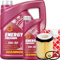 FEBI ÖLFILTER + 6L MANNOL 5W-30 PREMIUM MOTORÖL passend für MERCEDES 229.51 ÖL