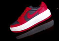 NIKE AIR JORDAN 1 LOW SE ELEVATE W Plateau Damen Sneaker dunkel-grau/rot Gr.42,5